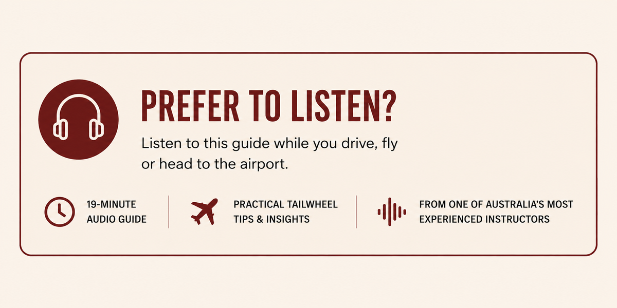 Listen to our guide on mastering the wheel landing