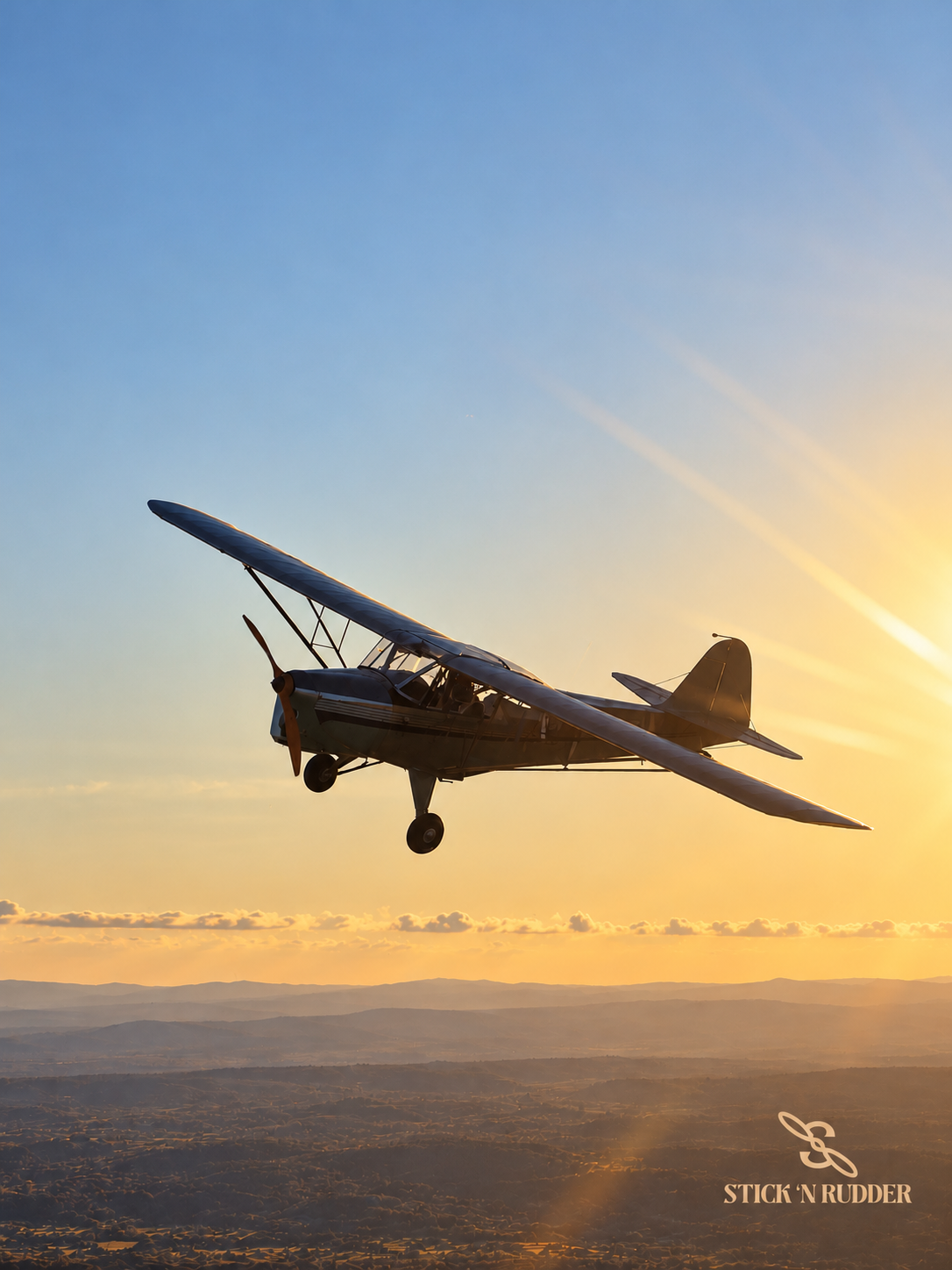 Auster VH ARX Sunset
